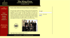 Desktop Screenshot of kingfamilylaw.com